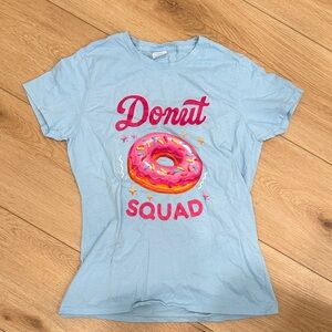 Port and Company Light Blue Donut Squad Tee
